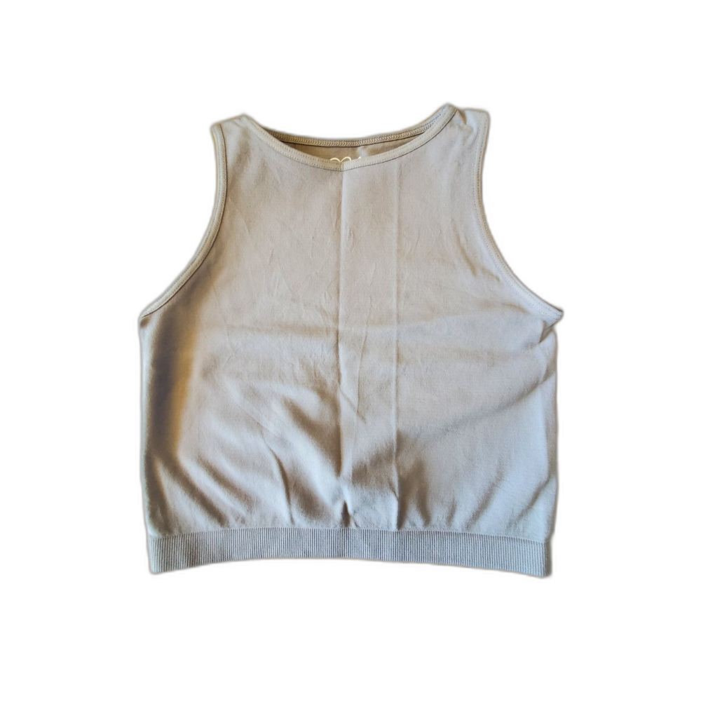 Intimately Free People Womens XS/S Grey Crop Top High Neck Tank  NWOT